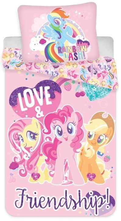 BrandMac Sengetøy - Voksenstørrelse 140x200 cm - My Little Pony (1030003) i gruppen LEKER, BARN OG BABY / Barnetekstiler / Sengetøy / Sengetøy junior hos TP E-commerce Nordic AB (D10942)