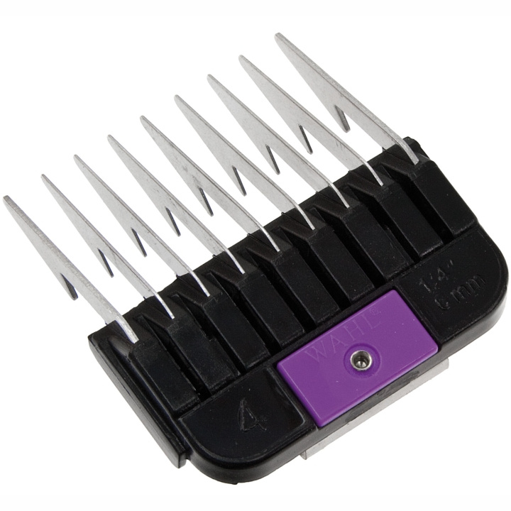 Wahl Avstandskam i rustfritt stål med snap-on 6 mm i gruppen HELSE OG SKJØNNHET / Hår & styling / Barbering og trimming / Hårtrimmere hos TP E-commerce Nordic AB (D11485)