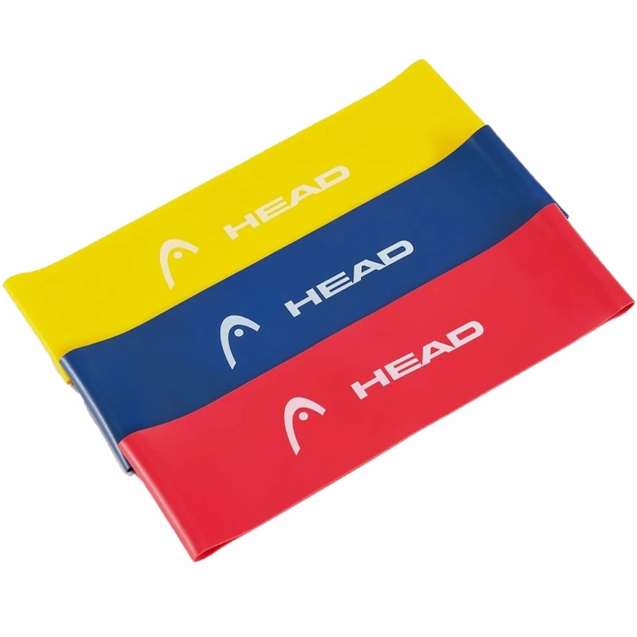 Head Elastiske latexbånd 3 stk i gruppen SPORT, FRITID & HOBBY / Treningsutstyr / Treningstilbehør hos TP E-commerce Nordic AB (D11538)