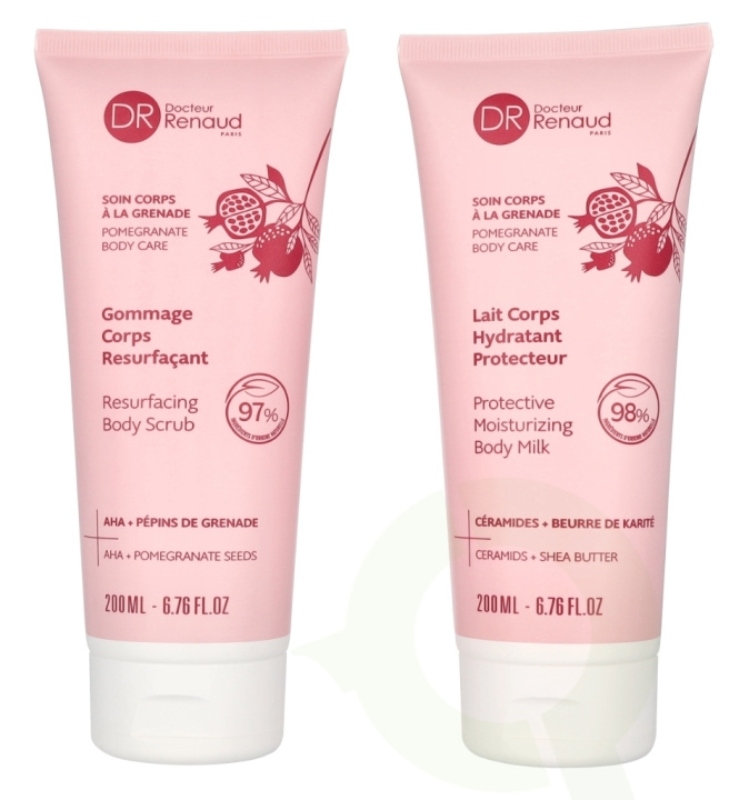 Dr. Renaud Grenade Body Ritual Set 400 ml 200ml/200ml i gruppen HELSE OG SKJØNNHET / Hudpleie / Ansikt / Skrubb/peeling hos TP E-commerce Nordic AB (D11689)