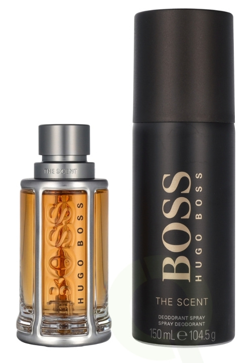 Hugo Boss The Scent Giftset 200 ml Edt Spray 50ml/Deo Spray 150ml i gruppen HELSE OG SKJØNNHET / Gavesett / Gavesett for ham hos TP E-commerce Nordic AB (D11774)