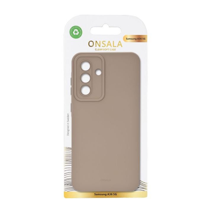 Onsala Back Silicone Touch Recycled Samsung A36 5G Summer Sand i gruppen SMARTTELEFON & NETTBRETT / Mobilbeskyttelse / Samsung hos TP E-commerce Nordic AB (D12001)