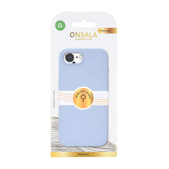 Onsala Mobildeksel iPhone 16E Bakside med Silikonfølelse Resirkulert MagSerie Summer Sky i gruppen SMARTTELEFON & NETTBRETT / Mobilbeskyttelse / Apple / iPhone 16 hos TP E-commerce Nordic AB (D12015)