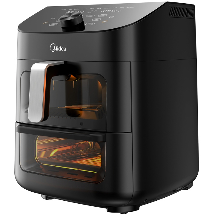 Midea Airfryer 2-i-1-kombinasjon med stekeovn 6,4 + 4,4 liter i gruppen HJEM, HUS OG HAGE / Husholdningsapparater / Airfryers og frityrkokere hos TP E-commerce Nordic AB (D12076)