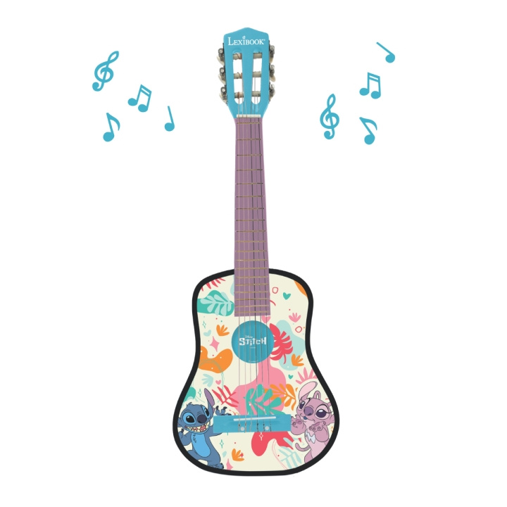 Lexibook Disney Stitch - Akustisk gitar 78 cm (K2000D) i gruppen LEKER, BARN OG BABY / Musikk, sang og bilde / Instrumenter hos TP E-commerce Nordic AB (D12174)