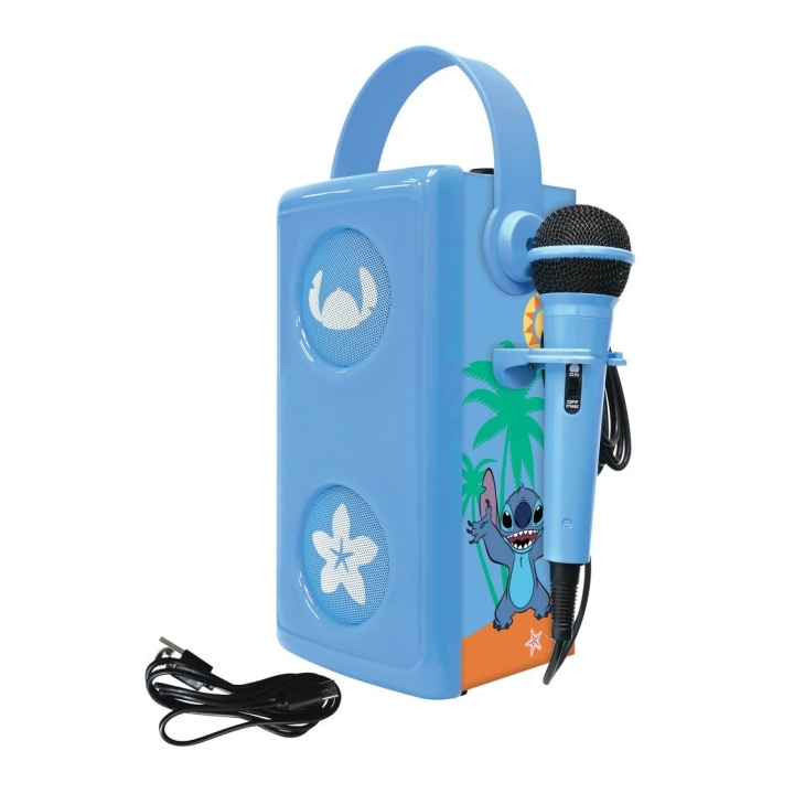 Lexibook Stitch Luminous Bluetooth®-høyttaler med mikrofon (BTP185DZ) i gruppen LEKER, BARN OG BABY / Musikk, sang og bilde / Instrumenter hos TP E-commerce Nordic AB (D12217)