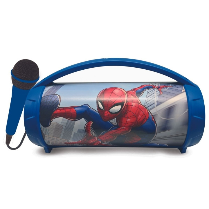 Lexibook Spider-Man Bluetooth® Light-høyttaler med mikrofon (BTP585SPZ) i gruppen Elektronikk / Lyd & Bilde / Høyttalere & tilbehør / Bluetooth-høyttalere / Bærbare høyttalere hos TP E-commerce Nordic AB (D12279)