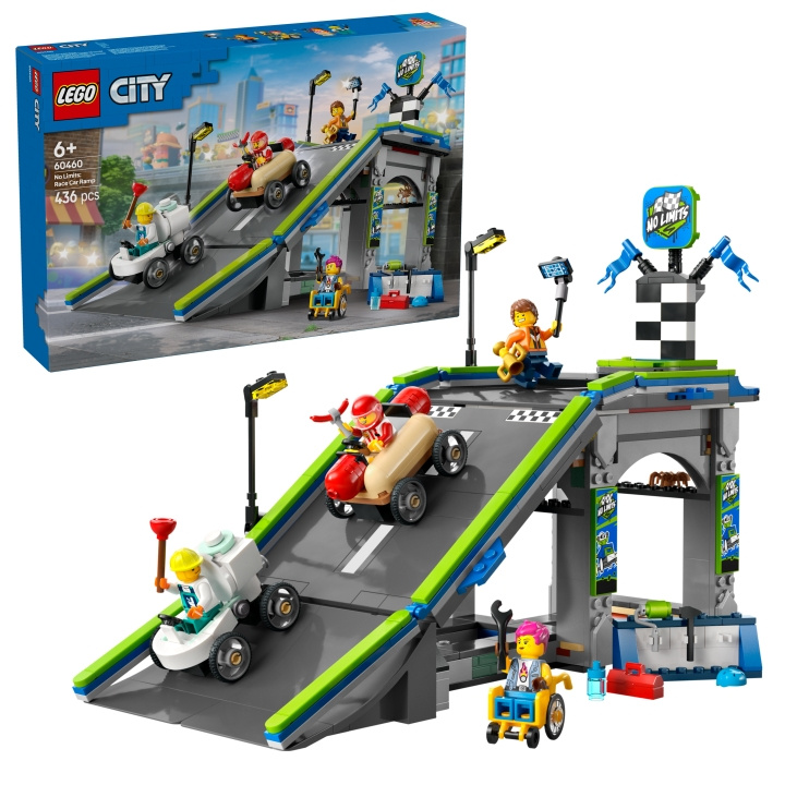LEGO LEGO By - Ingen grenser: Racerbilrampe-bane (60460) i gruppen LEKER, BARN OG BABY / Leker / Byggeleker / Lego hos TP E-commerce Nordic AB (D12297)