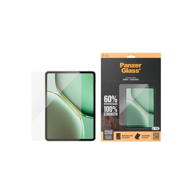 PanzerGlass Skjermbeskytter - OnePlus Pad Pro/Pad 2 i gruppen SMARTTELEFON & NETTBRETT / Nettbrettbeskyttelse / Universal beskyttelse hos TP E-commerce Nordic AB (D12380)