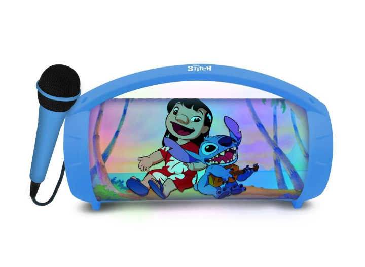 Lexibook Stitch Bluetooth® Light-høyttaler med mikrofon (BTP585DZ) i gruppen Elektronikk / Lyd & Bilde / Høyttalere & tilbehør / Bluetooth-høyttalere / Bærbare høyttalere hos TP E-commerce Nordic AB (D12451)