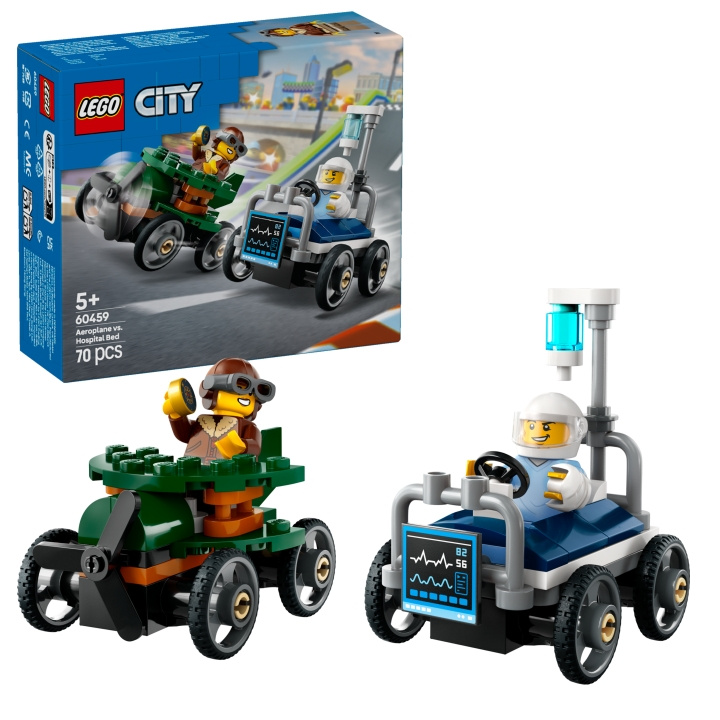 LEGO LEGO City - Racerbilpakke: Fly mot sykehusseng (60459) i gruppen LEKER, BARN OG BABY / Leker / Byggeleker / Lego hos TP E-commerce Nordic AB (D12513)