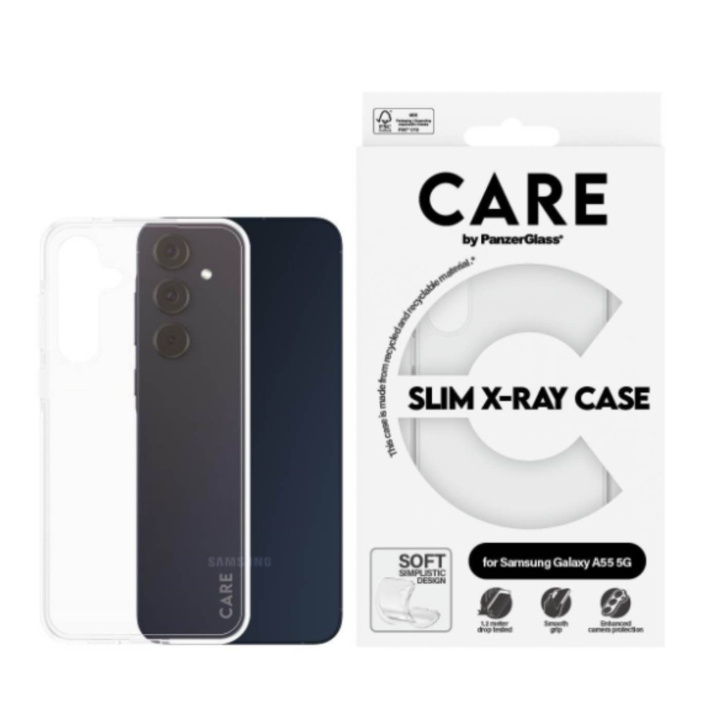 CARE by PanzerGlass - Etui - Samsung A55 5G i gruppen SMARTTELEFON & NETTBRETT / Mobilbeskyttelse / Samsung hos TP E-commerce Nordic AB (D12585)