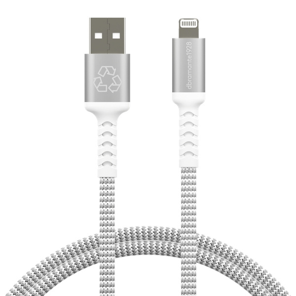 dbramante1928 Re-Charge lynkabel - 1,2 m, flettet i gruppen SMARTTELEFON & NETTBRETT / Ladere og Kabler / Kabler / Kabler Lightning hos TP E-commerce Nordic AB (D12634)