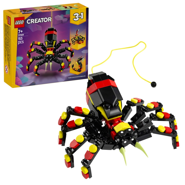 LEGO LEGO Skaper - Ville dyr: Overraskende edderkopp (31159) i gruppen LEKER, BARN OG BABY / Leker / Byggeleker / Lego hos TP E-commerce Nordic AB (D12738)