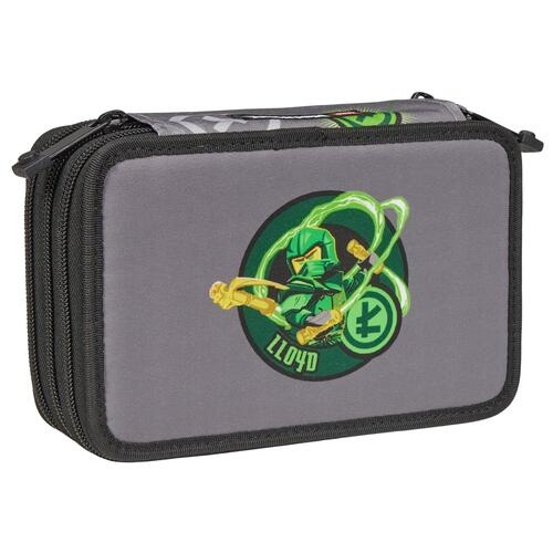 LEGO School LEGO Ninjago - 3-lags pennal med innhold - Elementær energimester (20291-2501) i gruppen LEKER, BARN OG BABY / Leker / Penal hos TP E-commerce Nordic AB (D12779)
