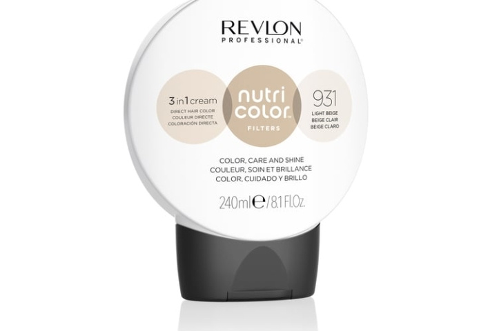 Revlon Nutri Color Filters Toning 240 ml - 931 Light Beige i gruppen HELSE OG SKJØNNHET / Hår & styling / Hårpleie / Hårfarge / Hårfarge & Fargebombe hos TP E-commerce Nordic AB (D12860)