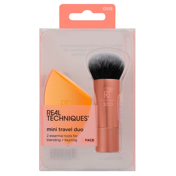 Real Techniques Mini Travel Duo i gruppen HELSE OG SKJØNNHET / Makeup / Verktøy og sminkesett / Børster og pensler hos TP E-commerce Nordic AB (D12877)