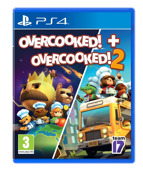 Overcooked + Overcooked 2 Double Pack (PS4) i gruppen Elektronikk / TV-spill & tilbehør / Sony PlayStation 4 / Spill hos TP E-commerce Nordic AB (D12883)