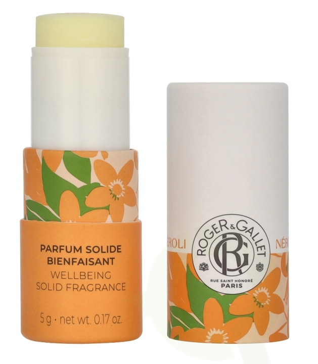 Roger & Gallet Neroli Wellbeing Solid Fragrance Stick 5 g i gruppen HELSE OG SKJØNNHET / Duft og parfyme / Parfyme / Parfyme for henne hos TP E-commerce Nordic AB (D13024)