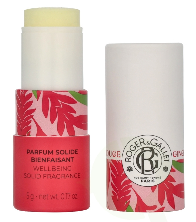 Roger & Gallet Gingembre Rouge Wellb. Solid Fragrance Stick 5 g i gruppen HELSE OG SKJØNNHET / Duft og parfyme / Parfyme / Parfyme for henne hos TP E-commerce Nordic AB (D13026)