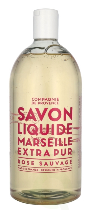 Compagnie De Provence Marseille flytende såpe 1000 ml Wild Rose i gruppen HELSE OG SKJØNNHET / Hudpleie / Kroppspleie / Bad- og dusjkrem hos TP E-commerce Nordic AB (D13133)