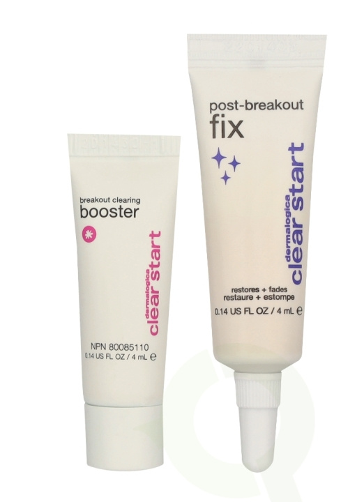 Dermalogica Clear Start Emergency Breakout Set 8 ml Cleansing Booster 4ml/Post-Breakout Fix 4ml i gruppen HELSE OG SKJØNNHET / Hudpleie / Ansikt / Hudserum hos TP E-commerce Nordic AB (D13148)