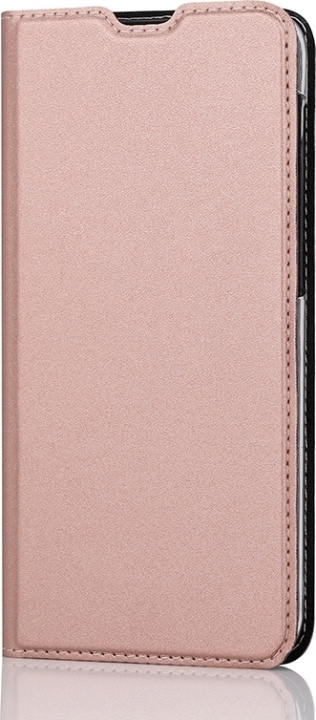 Wave BookCase beskyttelsesveske, Samsung Galaxy A10, rosa gull i gruppen SMARTTELEFON & NETTBRETT / Mobilbeskyttelse / Samsung hos TP E-commerce Nordic AB (D13265)