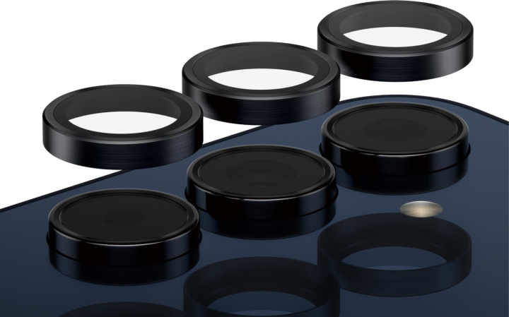 PanzerGlass Hoops kameralinse-deksel, Samsung Galaxy A55 5G, svart i gruppen SMARTTELEFON & NETTBRETT / Mobilbeskyttelse / Samsung hos TP E-commerce Nordic AB (D13490)