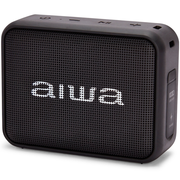 AIWA Bluetooth-högtalare Svart i gruppen Elektronikk / Lyd & Bilde / Høyttalere & tilbehør / Bluetooth-høyttalere / Bærbare høyttalere hos TP E-commerce Nordic AB (D13545)