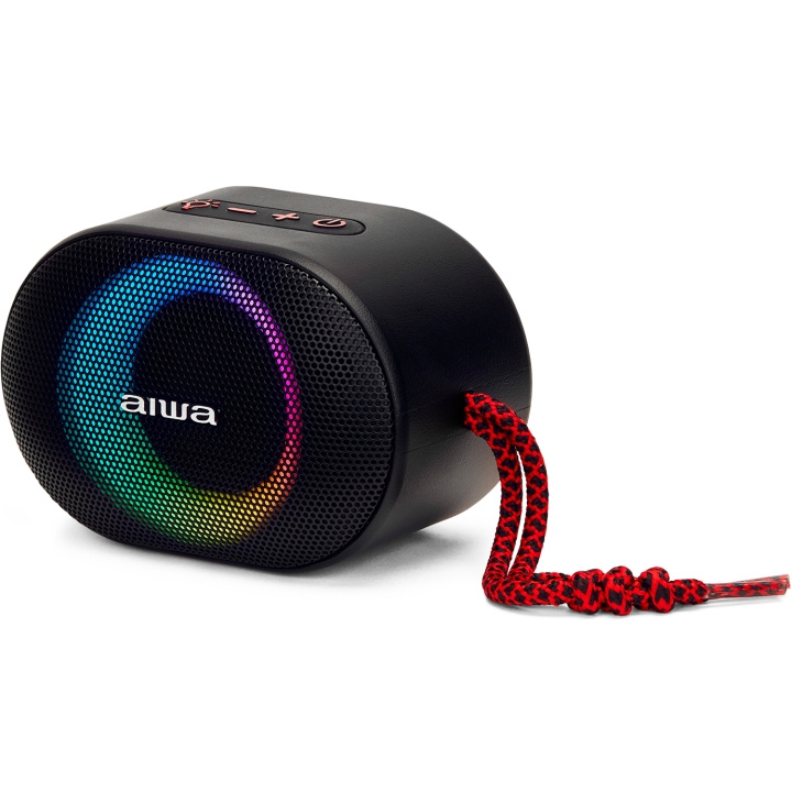 AIWA Bluetooth-høyttaler IPX6 RGB-belysning i gruppen Elektronikk / Lyd & Bilde / Høyttalere & tilbehør / Bluetooth-høyttalere / Bærbare høyttalere hos TP E-commerce Nordic AB (D13548)