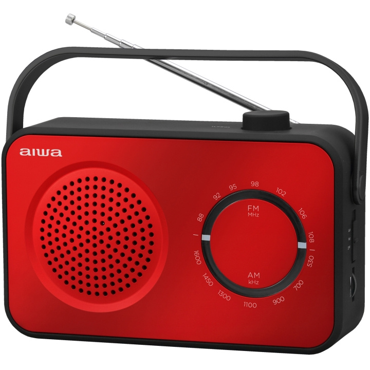 AIWA Analog radio Red i gruppen Elektronikk / Lyd & Bilde / Hjemmekino, HiFi og bærbar / Radio & Vekkerklokker / Radio hos TP E-commerce Nordic AB (D13574)