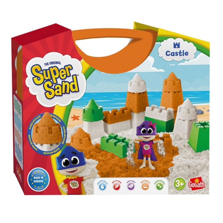 Goliath Super Sand - Castle Case (GO18370) i gruppen LEKER, BARN OG BABY / Leker / Eksperiment & DIY hos TP E-commerce Nordic AB (D13777)