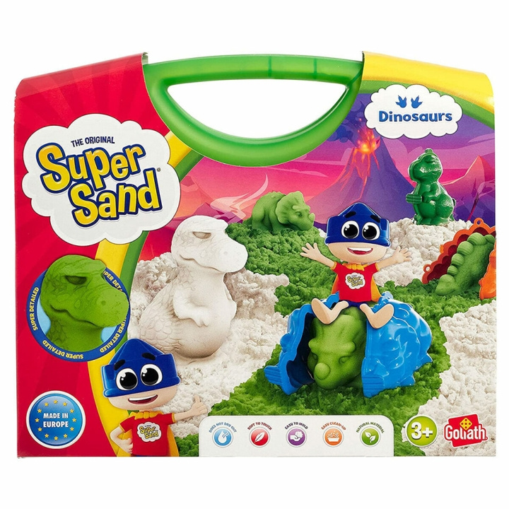 Goliath Super Sand - Dinosaurer-etui (GO18372) i gruppen LEKER, BARN OG BABY / Leker / Eksperiment & DIY hos TP E-commerce Nordic AB (D13779)