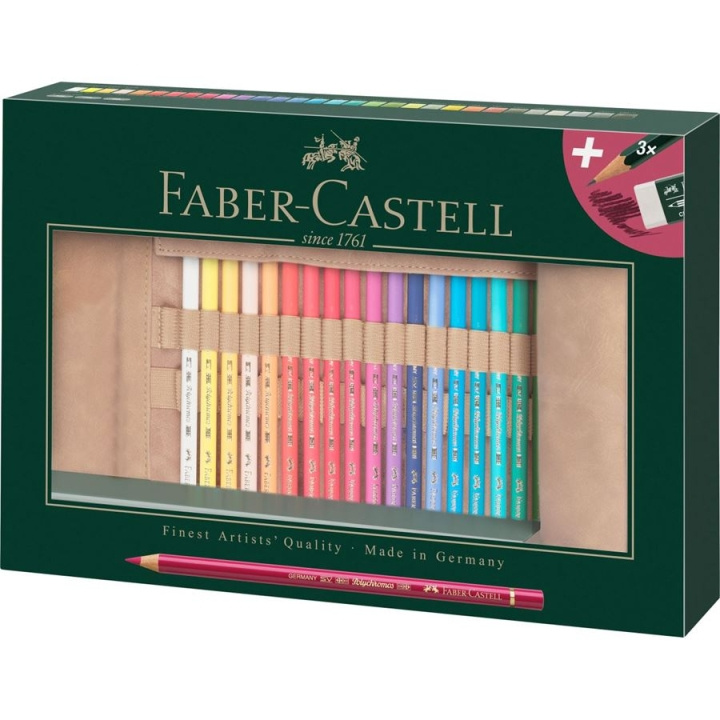 Faber-Castell Polychromos Fargeblyant 30 ct. penn. rull (110030) i gruppen SPORT, FRITID & HOBBY / Hobby / Male & Tegne / Penner, Fargestifter & Blekk hos TP E-commerce Nordic AB (D13811)