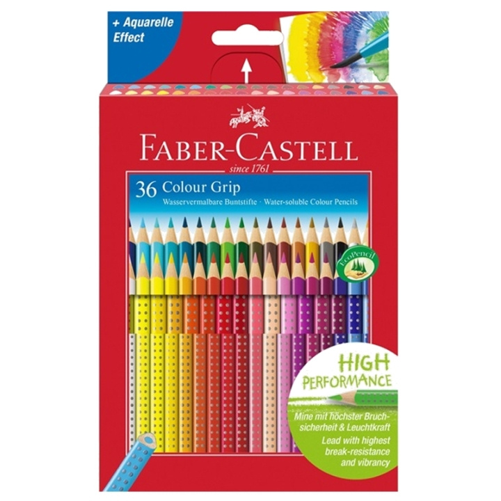 Faber-Castell Fargeblyanter - Pappeske - 36 stk (112442) i gruppen SPORT, FRITID & HOBBY / Hobby / Male & Tegne / Penner, Fargestifter & Blekk hos TP E-commerce Nordic AB (D13840)