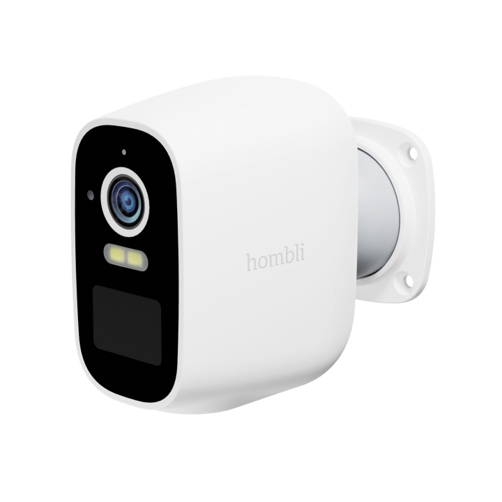 Hombli Smart batterikamera, hvit i gruppen HJEM, HUS OG HAGE / Alarm, Sikkerhet og overvåking / Overvåkingskameraer / Digitalt (nettverk) / Utendørs kameraer hos TP E-commerce Nordic AB (D13871)