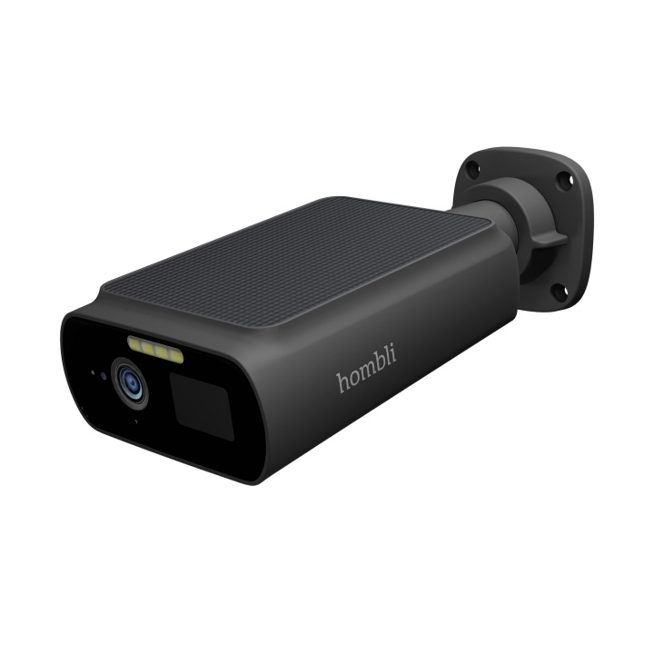 Hombli Smart Solar Cam 2K, svart i gruppen HJEM, HUS OG HAGE / Alarm, Sikkerhet og overvåking / Overvåkingskameraer / Digitalt (nettverk) / Utendørs kameraer hos TP E-commerce Nordic AB (D13872)