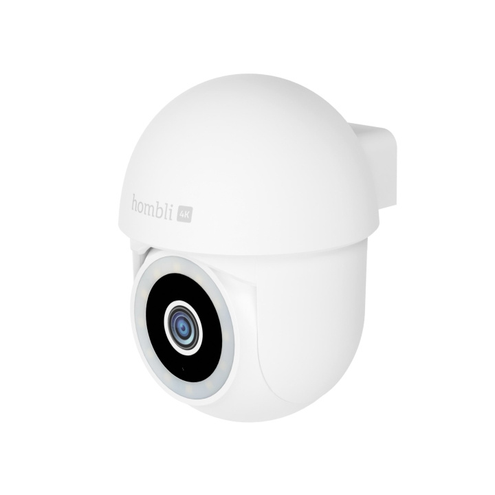 Hombli Smart Pan & Tilt-kamera 4K, hvit i gruppen HJEM, HUS OG HAGE / Alarm, Sikkerhet og overvåking / Overvåkingskameraer / Digitalt (nettverk) / Utendørs kameraer hos TP E-commerce Nordic AB (D13873)