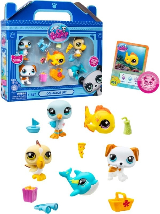 Littlest Pet Shop BEACH BESTIES SAMLERE 5 PK (00517) i gruppen LEKER, BARN OG BABY / Leker / Figurer, miniatyrer og tilbehør hos TP E-commerce Nordic AB (D13896)