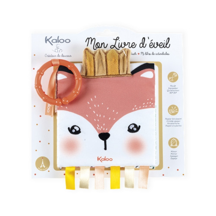 kaloo Aktivitetsbok - Den sinte reven (LKK62782) i gruppen LEKER, BARN OG BABY / Babyleker (0-3 år) / Aktivitetsleker hos TP E-commerce Nordic AB (D13966)
