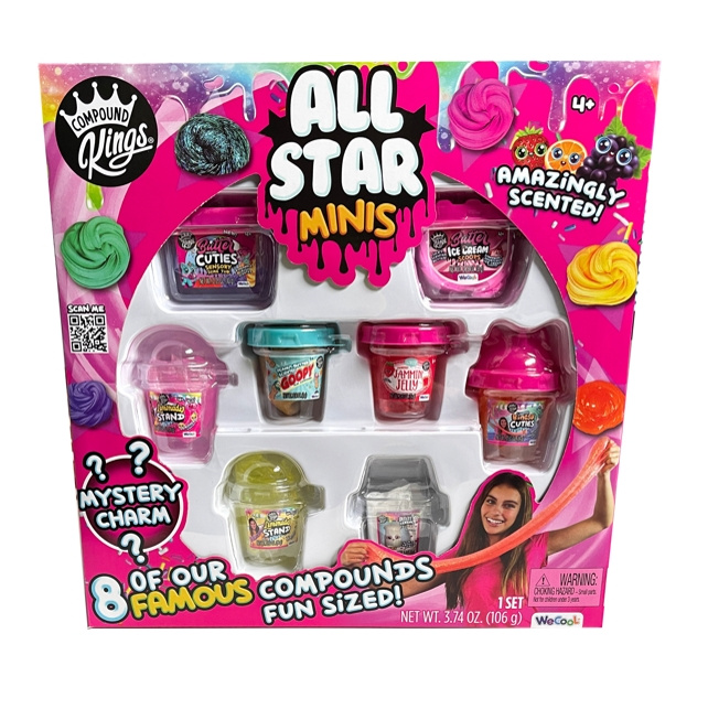 Compound Kings All Star 8-pakning, NO Scent - 106 g (40300) i gruppen LEKER, BARN OG BABY / Leker / Eksperiment & DIY hos TP E-commerce Nordic AB (D13978)