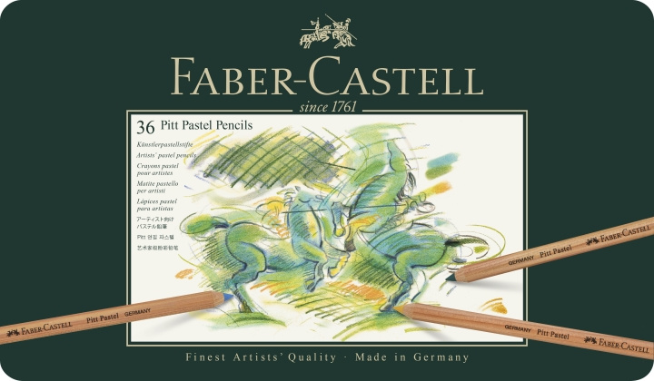 Faber-Castell Pitt Pastel Colour blyant, 36 stk (112136) i gruppen SPORT, FRITID & HOBBY / Hobby / Male & Tegne / Penner, Fargestifter & Blekk hos TP E-commerce Nordic AB (D13998)