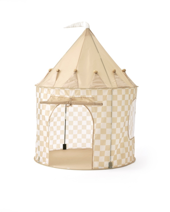 Kids Concept Star - Leketelt Check Gul - (1000929) i gruppen LEKER, BARN OG BABY / Barnerom / Barnemøbler hos TP E-commerce Nordic AB (D14043)