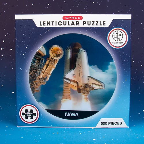 Fizz Creations NASA Lentikulært puslespill i gruppen SPORT, FRITID & HOBBY / Hobby / Puslespill hos TP E-commerce Nordic AB (D14085)