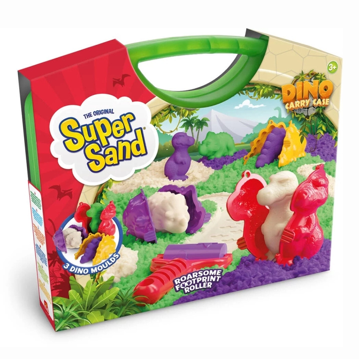 Goliath Super Sand - Dinosaur lekesett i bæreveske (GO24253) i gruppen LEKER, BARN OG BABY / Leker / Eksperiment & DIY hos TP E-commerce Nordic AB (D14096)