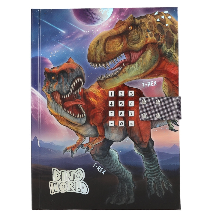 Dino World Dagbok med kode og lyd - () i gruppen LEKER, BARN OG BABY / Leker / Tegne & regne hos TP E-commerce Nordic AB (D14118)