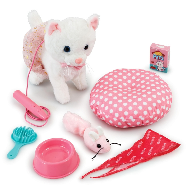 Happy Pets Walk Along Cat Deluxe (31511151) i gruppen LEKER, BARN OG BABY / Babyleker (0-3 år) / Kosedyr hos TP E-commerce Nordic AB (D14162)