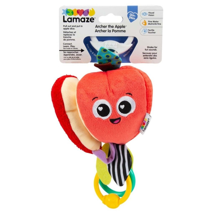 Lamaze Archer Eple Clip & Go - (941-273831) i gruppen LEKER, BARN OG BABY / Babyleker (0-3 år) / Aktivitetsleker hos TP E-commerce Nordic AB (D14242)