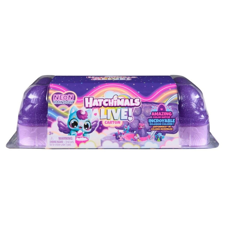 Hatchimals Hatchimals Alive Neon Rainbow Carton - (6072615) i gruppen LEKER, BARN OG BABY / Leker / Lekesett hos TP E-commerce Nordic AB (D14290)