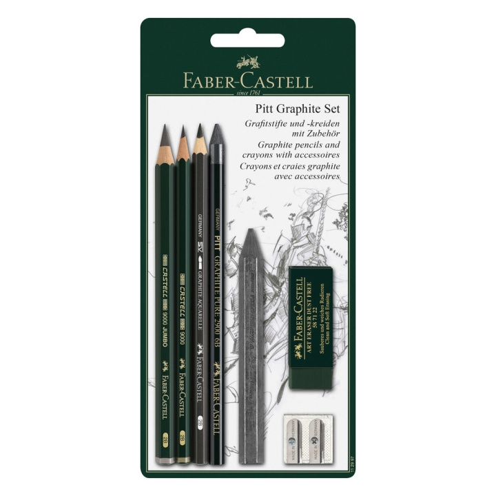 Faber-Castell PITT Graphite Master-sett (112997) i gruppen SPORT, FRITID & HOBBY / Hobby / Male & Tegne / Penner, Fargestifter & Blekk hos TP E-commerce Nordic AB (D14332)